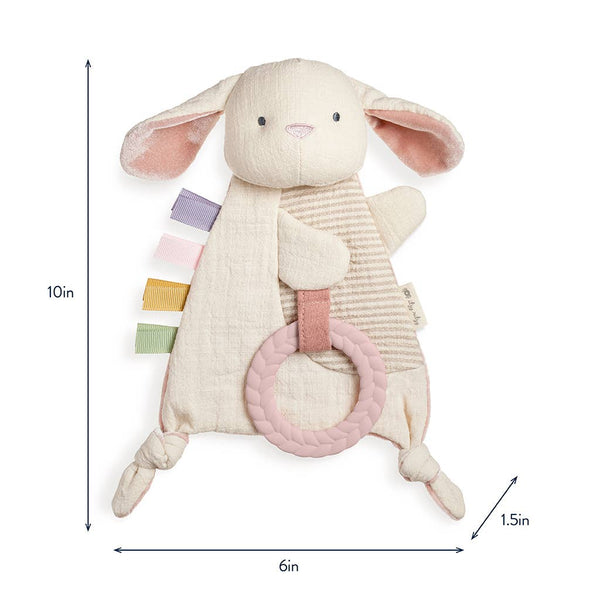 Bunny Bitzy Crinkle™ Sensory Toy with Teether