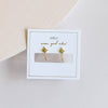 Huggies Earrings in Gold Star