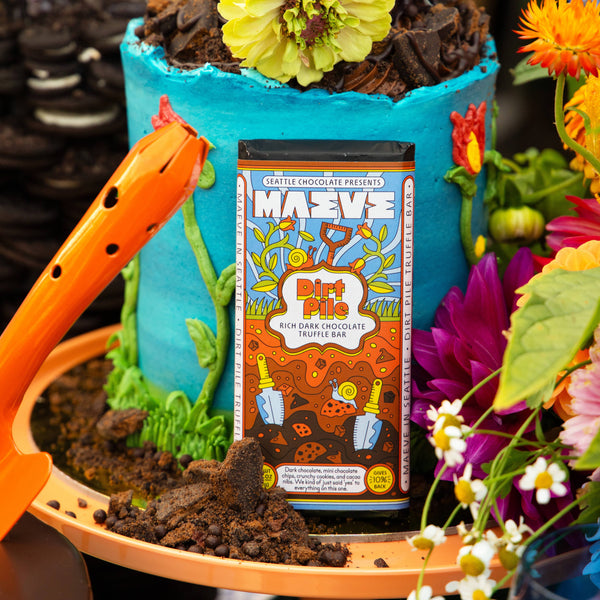 Dirt Pile Truffle Dark Chocolate Bar