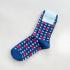 Lines and Dots Crew Sock