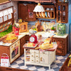 DIY Miniature House Kit: Baking Kitchen