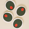 Pimento Olive Coasters (set of 4)