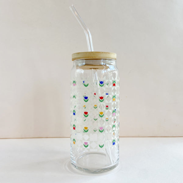 20 oz Glass Travel Cup