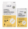 CALA Vitamin C Collagen Under Eye Patch packaging, showing a larger box and a smaller individual pouch on a clean white background.