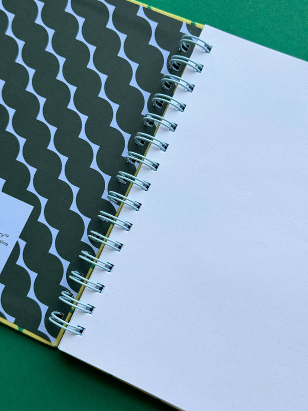 Rotini Spirals A5 Dot Grid Notebook