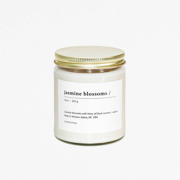 Jasmine Blossoms Soy Jar Candle