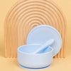 Silicone Suction Bowl with Lid & Spoon