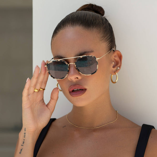 Weston Sunglasses in Milky Tortoise