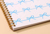 Coquette Bows Letterpress Spiral Notebook