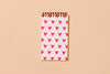 Hearts Pocket-Size Letterpress Spiral Notebook