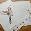 All-In-One Beginner Watercolor Kit - Hummingbird