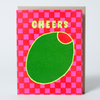 Cheers Olive Holiday Letterpress Card by Suzy Ultman