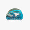 Alba White Vine Flower Teal Hair Claw Clip