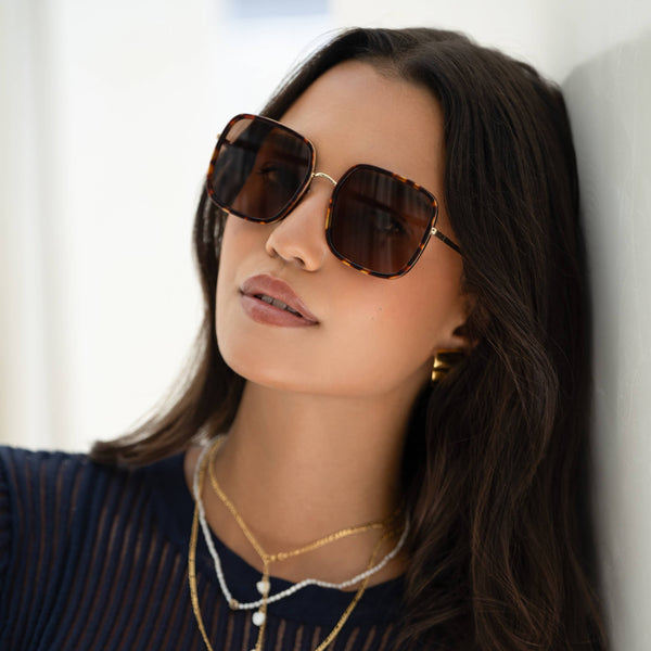 Cosmo Sunglasses in Dark Tortoise