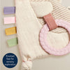 Bunny Bitzy Crinkle™ Sensory Toy with Teether