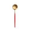 Gold/Red Coffee Tea Spoon