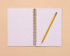 Autumn Quilt Letterpress Spiral Notebook