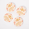 Oui Croissants Coasters (set of 4)