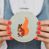 Squirrel Cross Stitch Kit for Beginners