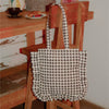 Momo Tote in Ink Gingham