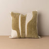 Abstract Pillow Cover in Olive