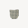 Half Moon Pouch in Evergreen Gingham
