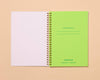 Autumn Quilt Letterpress Spiral Notebook