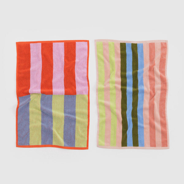 Bright Striped Hand Towel (set of 2)