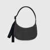 Small Denim Crescent Bag