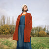 Emi Recycled Wool Cardigan in Paprika Marl