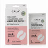 CALA Collagen Hyaluronic Acid Under Eye Patch packaging, showing a 5-pack box and a 1-pack pouch on a clean white background.