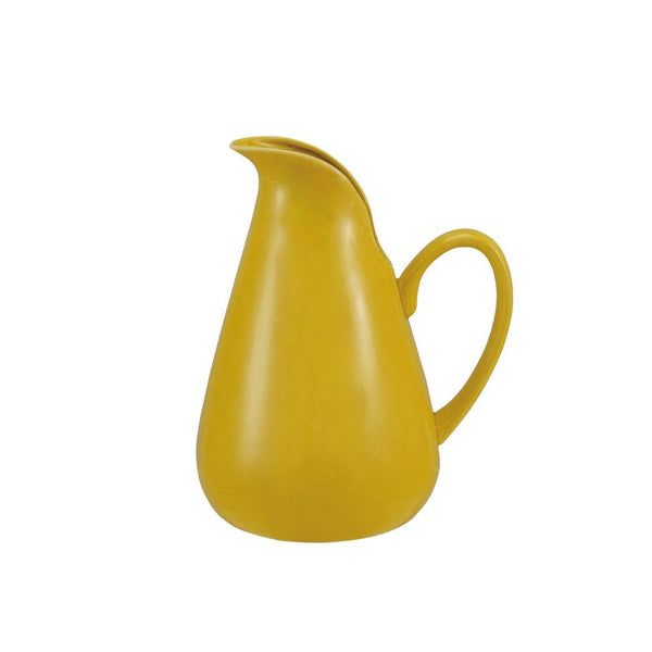 Stoneware Pitcher in Chartreuse