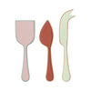 Enameled Stainless Steel Cheese Knives (set of 3)