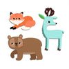 Forest Animal Baby Stickers