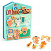 In Ze House Wood Magnets