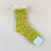 Mellow Yellow Crew Socks
