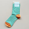 Corbusier Crew Socks in Turquoise