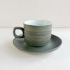 Vintage Camelot Denby Teacup and Saucer Set