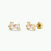 Enamel Flat Back Kids Earrings