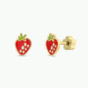 Enamel Flat Back Kids Earrings