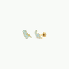 Enamel Flat Back Kids Earrings