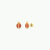 Enamel Flat Back Kids Earrings