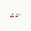 Enamel Flat Back Kids Earrings