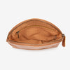 Halfmoon Crossbody in Brown Leather