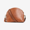 Halfmoon Crossbody in Brown Leather