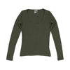 Paseo Long Sleeve Tee in Olive Green