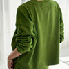 Naturelle Tee in Collard Green