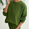 Naturelle Tee in Collard Green