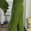 Balloon Pants in Collard Green
