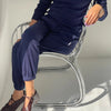 Pointelle Serene Jogger in Navy
